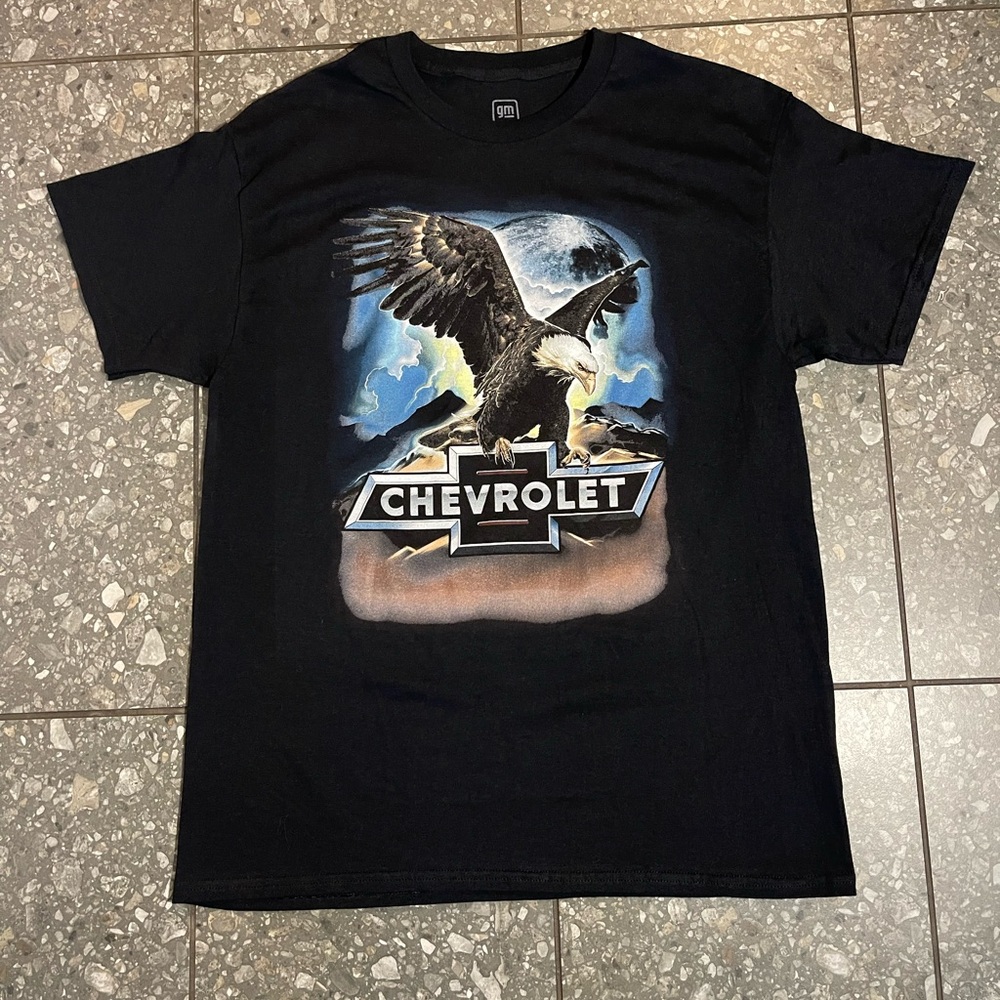 Chevrolet Eagle Classic Detroit Power Men's Throwback T-Shirt Large